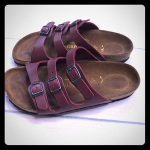 Birkenstock Florida 3 strap  sandal Size 36 Narrow